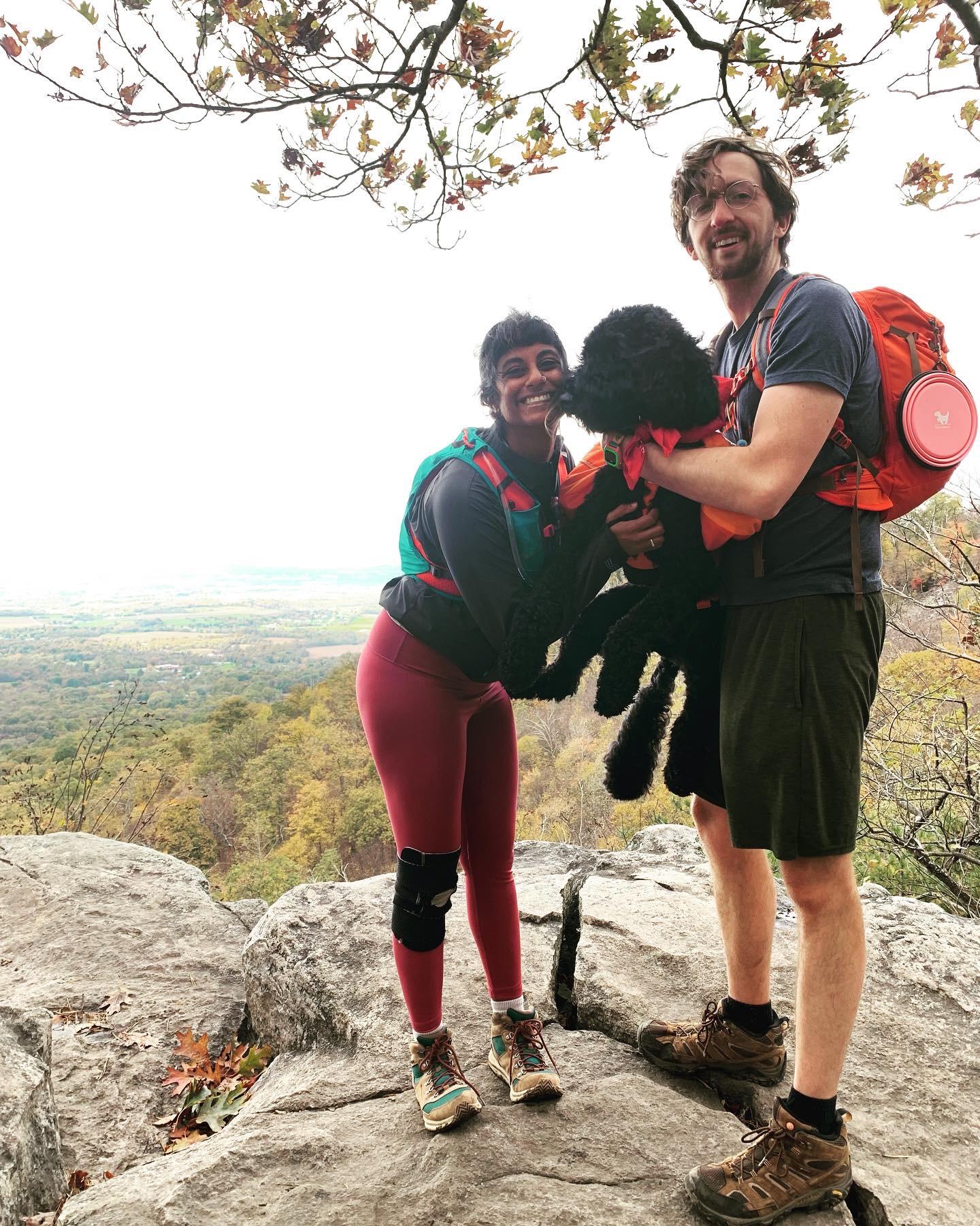 Hiking with our favorite dog, Chutney