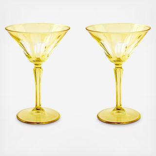 Rialto Acqua Martini Glass, Set of 2