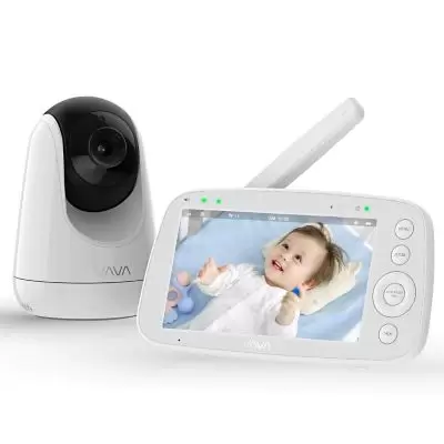 VAVA Video Baby Monitor with Camera in White