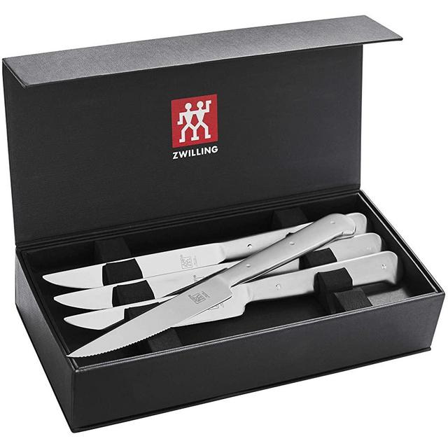 ZWILLING Porterhouse Stainless Steel 8-pc Steak Knife Set with Black Presentation Case