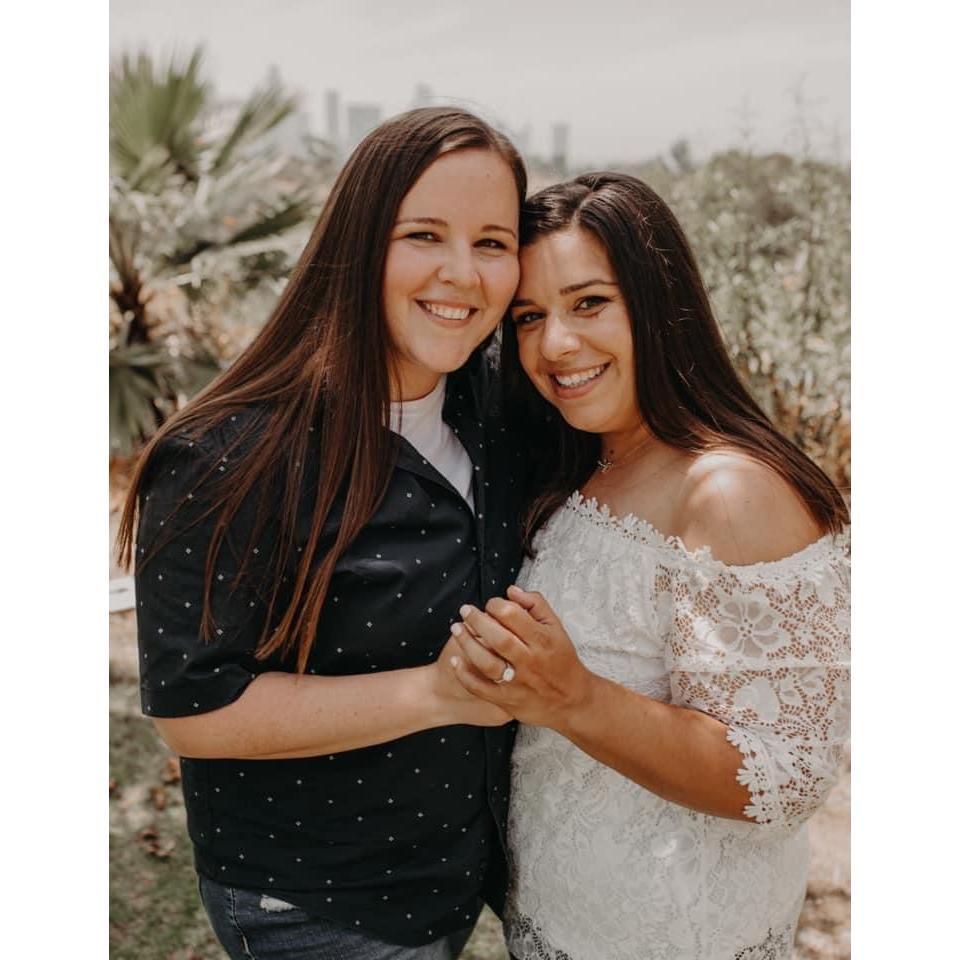 The day Justine asked and Sarah said YES!