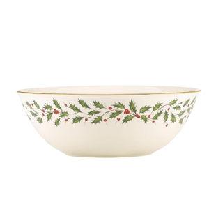 Lenox 830141 Holiday Serving Bowl, Christmas Hosting