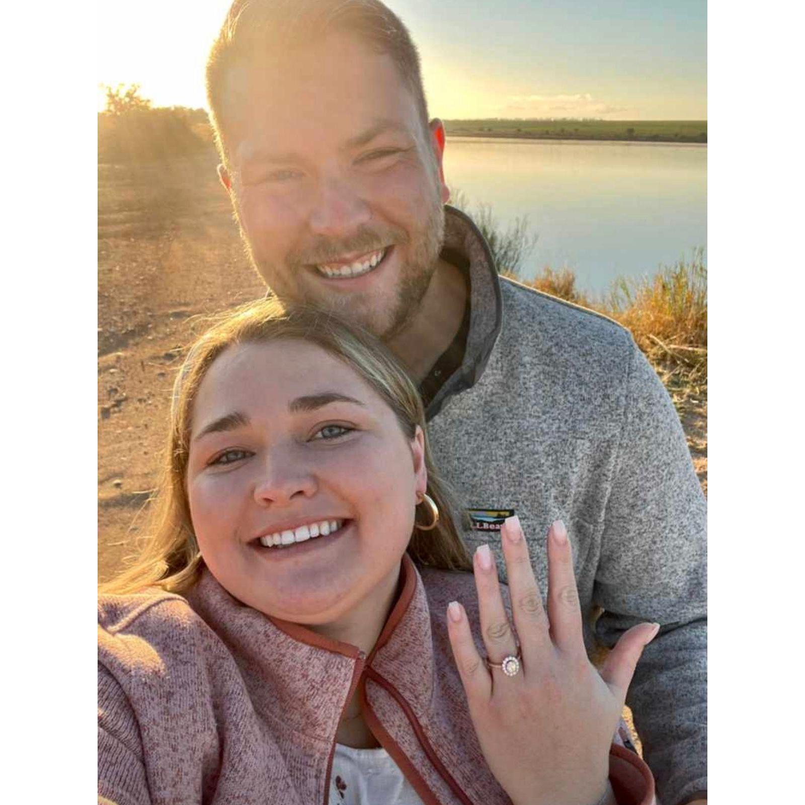 When she said yes!