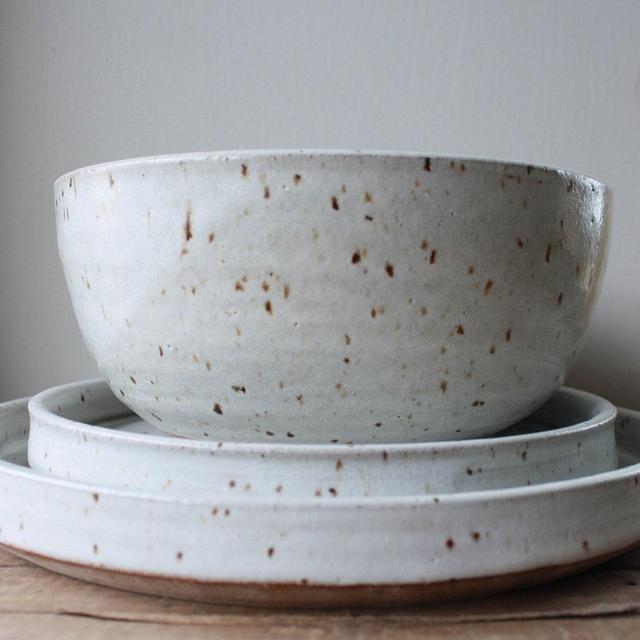 Dinner Plate - Salad Plate - Ramen Bowl - Dinnerware Set - KJ Pottery
