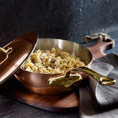 Mauviel Copper 150b Curved Splayed Sauté Pan