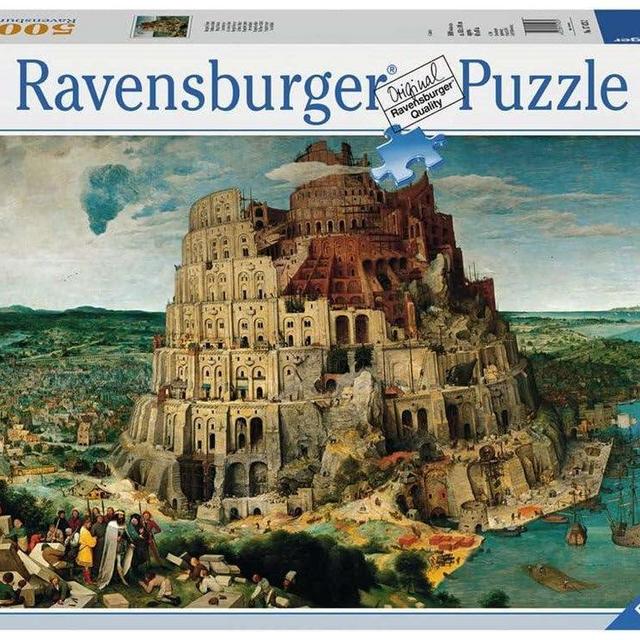 Ravensburger The Tower of Babel 5000 Piece Jigsaw Puzzle for Adults - 17423 - Handcrafted Tooling, Durable Blueboard, Every Piece Fits Together Perfectly