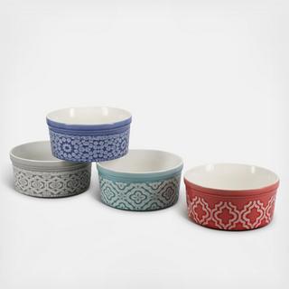 Dominique Souffle Dish, Set of 4