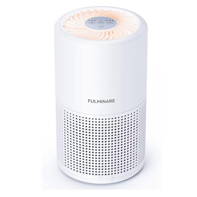 Air Purifiers for Bedroom, FULMINARE H13 True HEPA Air Filter, Quiet Air Cleaner With Night Light, Portable Small Air Purifier for Home, Office, Living Room