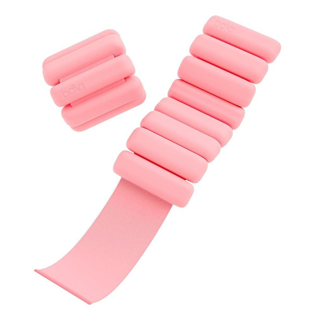 Bala Bangles Wrist & Ankle Weights for Women & Men - Adjustable Silicone Weighted Bracelet Set for Gym, Yoga & Pilates - Arm & Leg Workout Weights