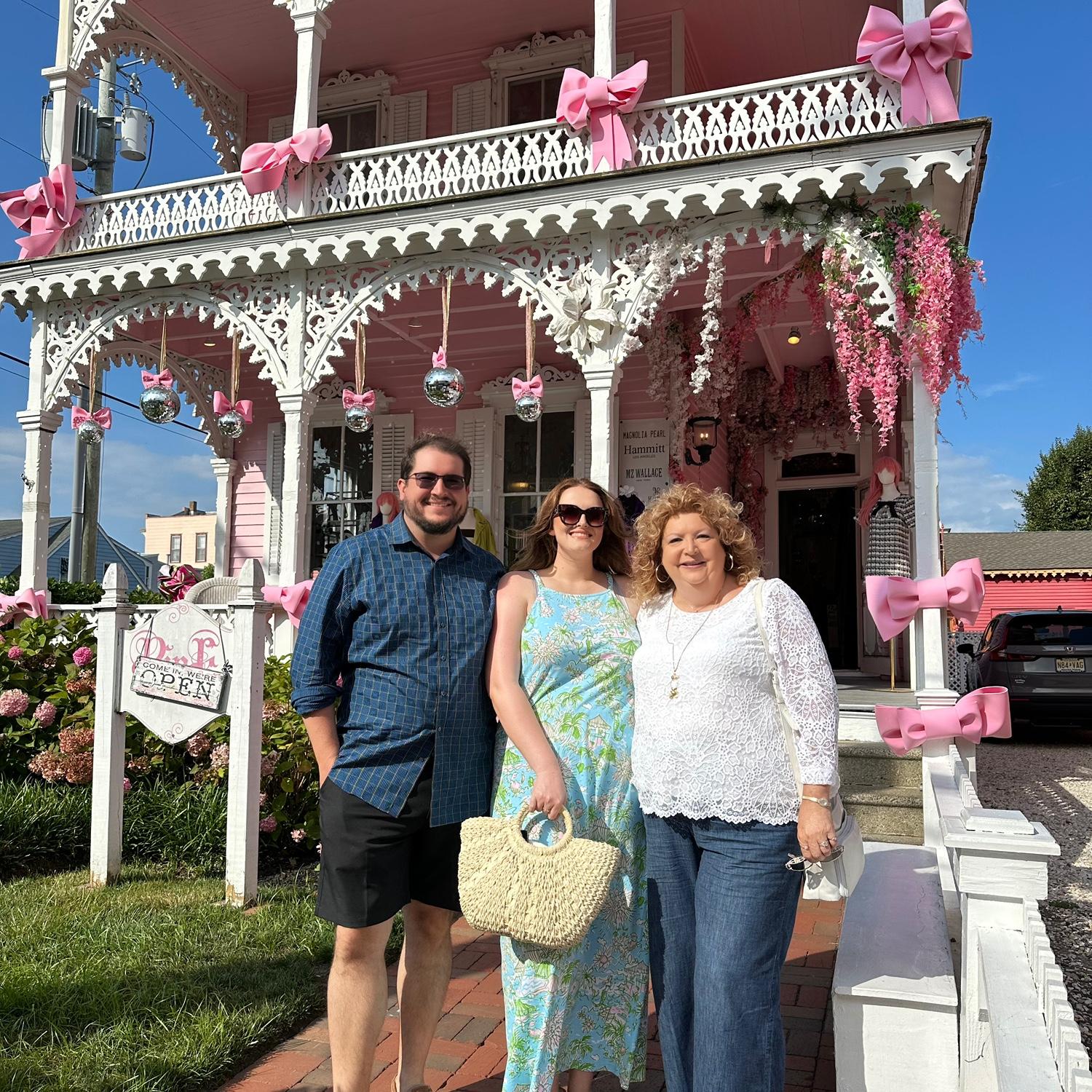 The pink house! Hannah’s favorite Victorian house in Cape May!