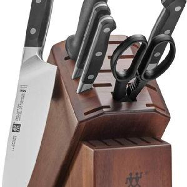 ZWILLING J.A. Henckels 7-pc ZWILLING Pro Knife Block Set, Black/Stainless Steel