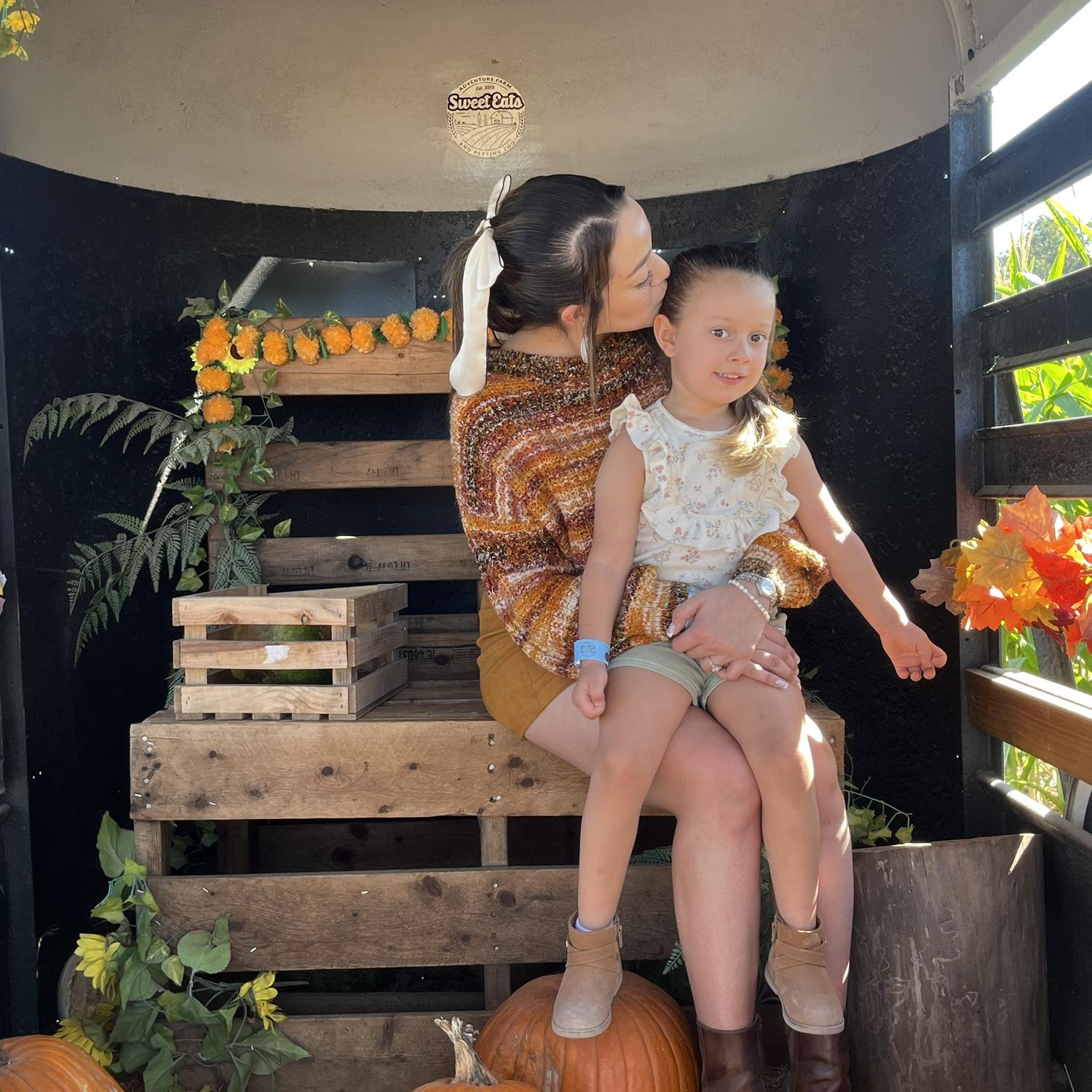 We took Magnolia to a pumpkin patch!!