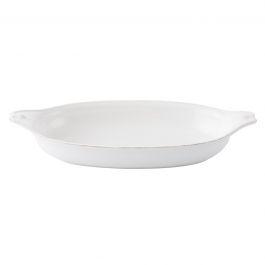 Berry & Thread Whitewash 17.25" Shallow Baker