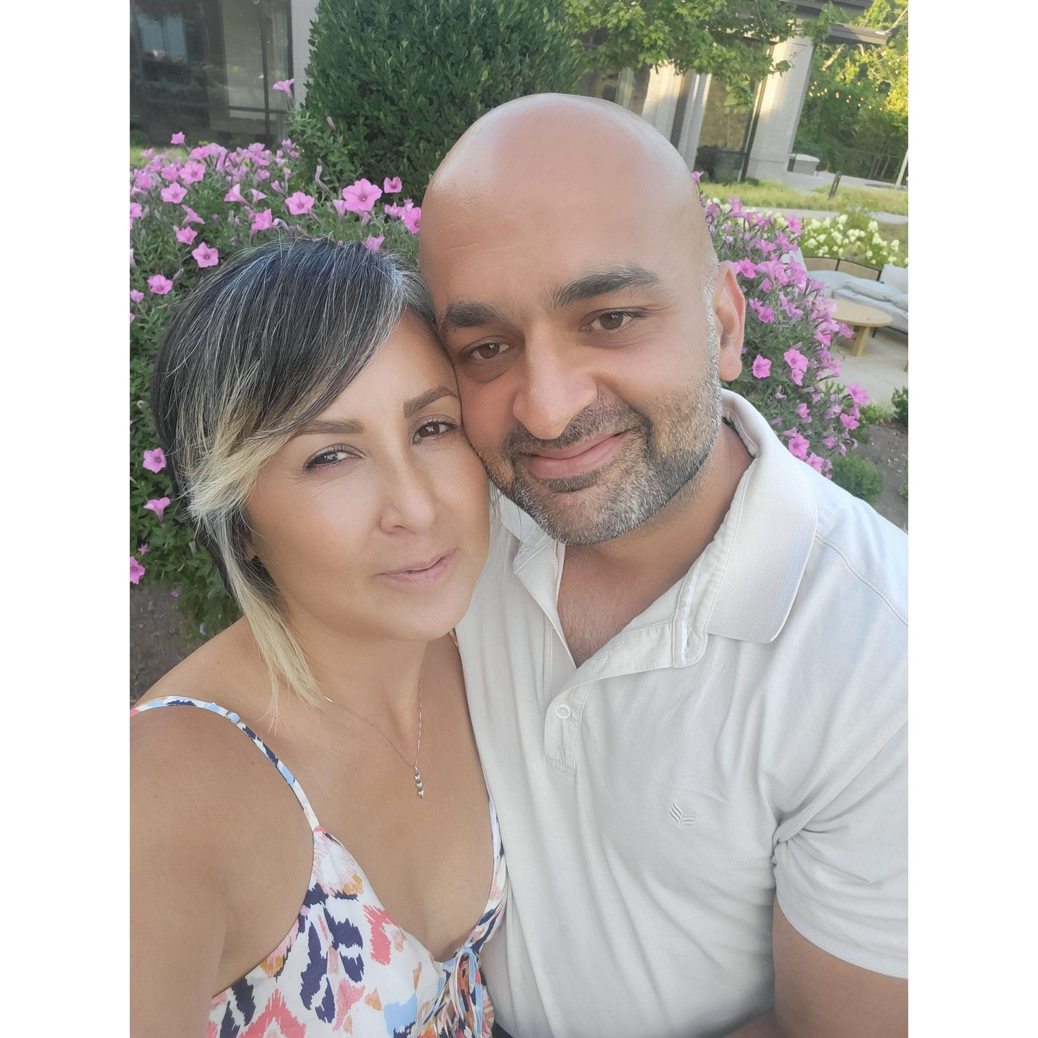 Another one of our famous selfies...just a day out together enjoying the warm sunshine and cool breezes.