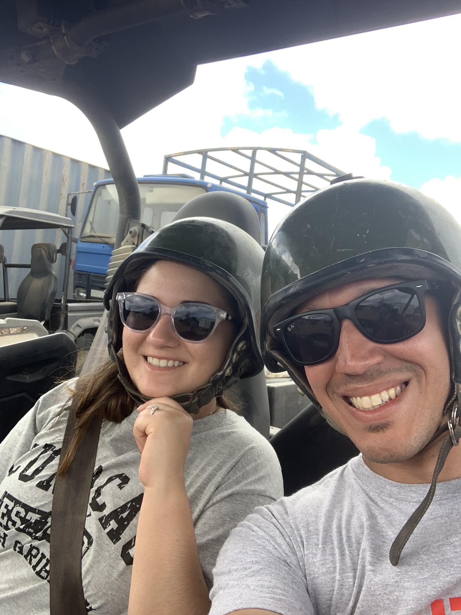 Glory said yes to the marriage, not the bad driving.