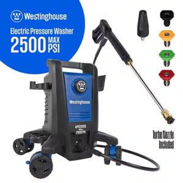 Westinghouse 2500 Max PSI 1.76 Max GPM Cold Water Electric Pressure Washer with Anti-Tipping Technology with 5-Quick Connect Tips ePX3500