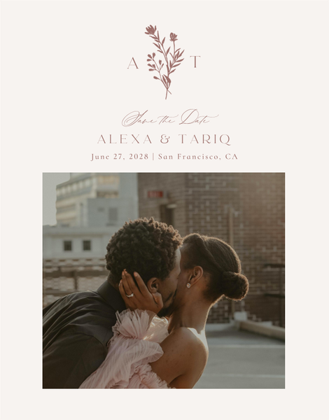 Hazel Photo | Clay Brown | Zola Save The Dates