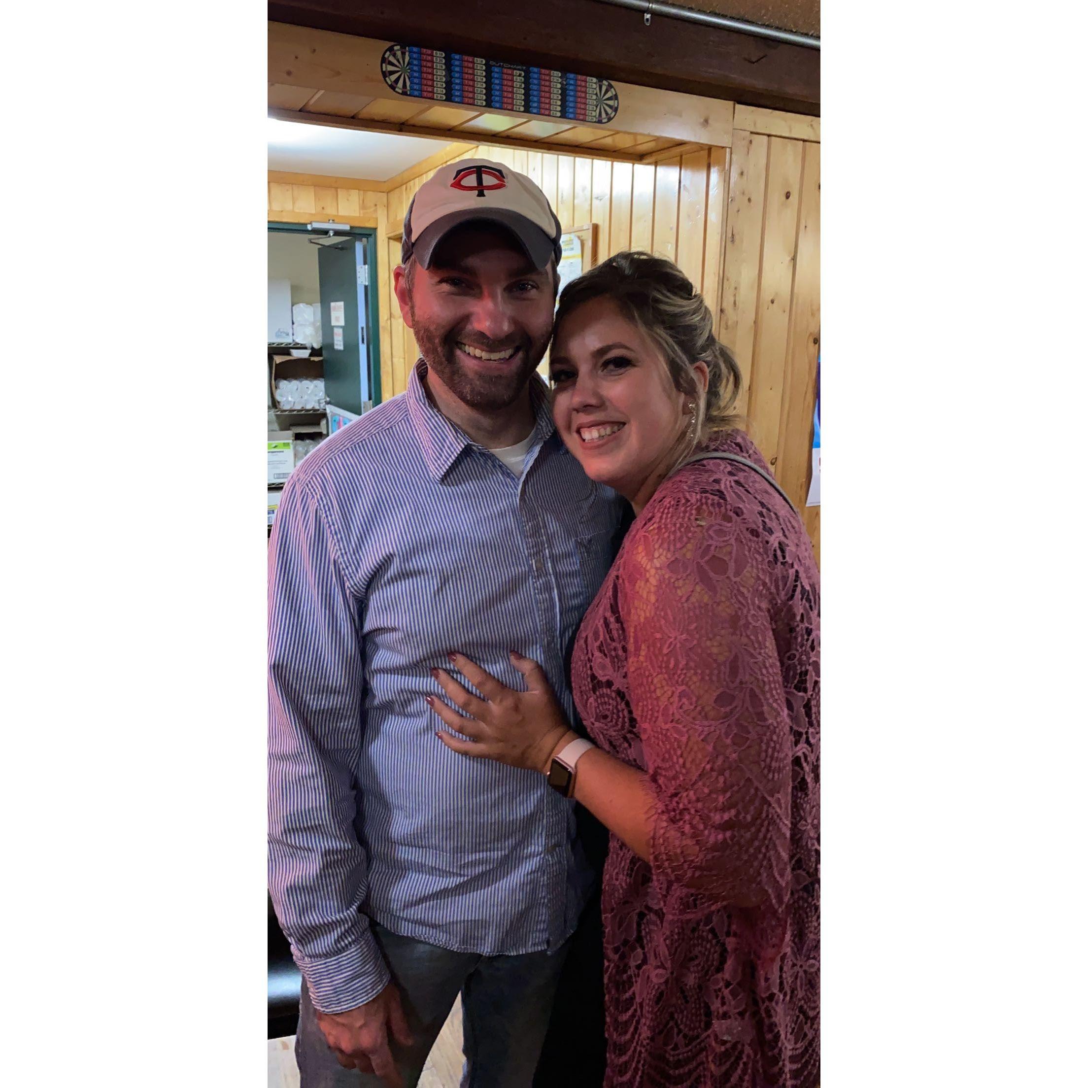 The first wedding we attended together! <3