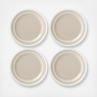 Sculpted Stripe Dinner Plate, Set of 4