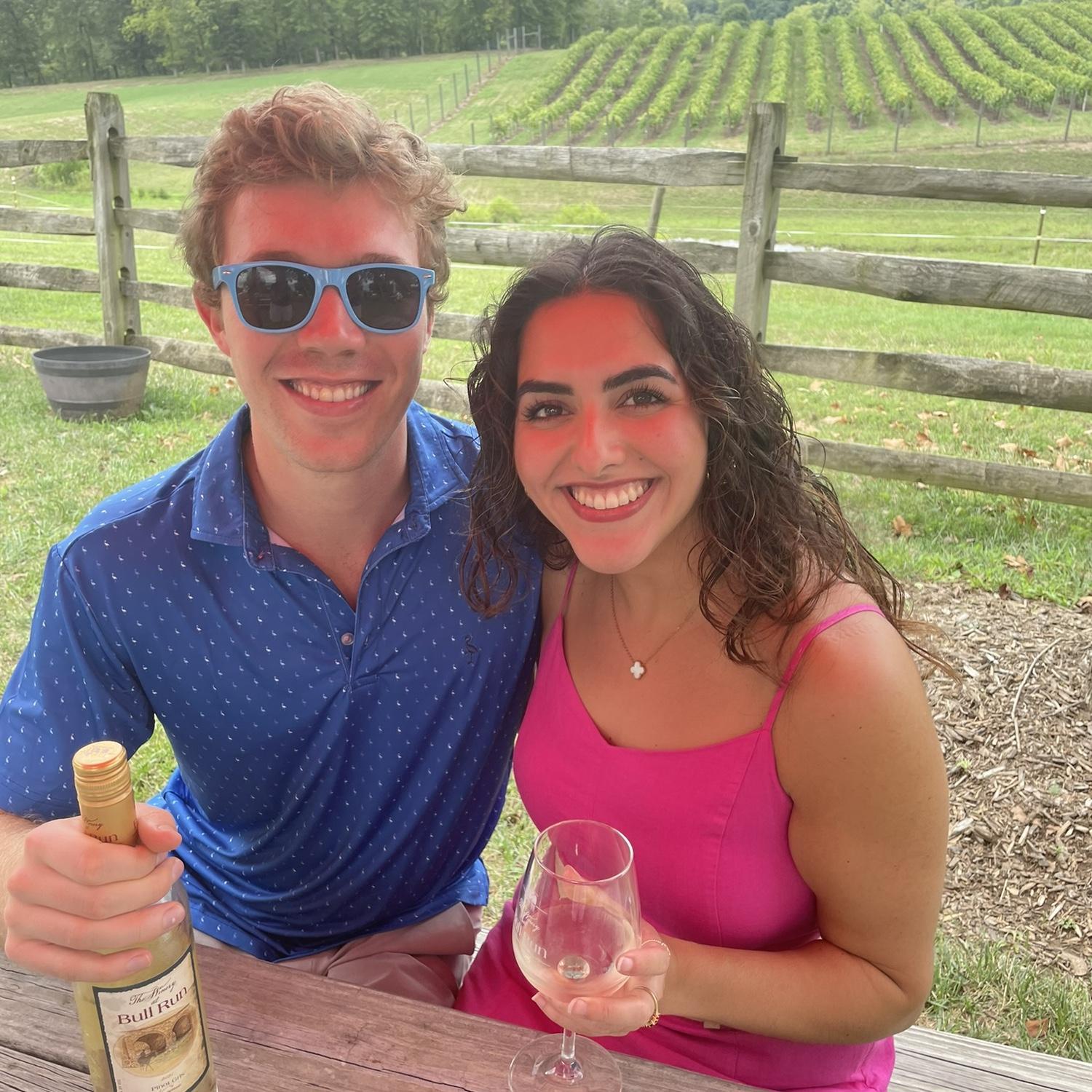 At our favorite winery
