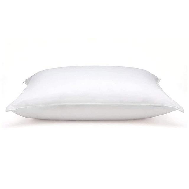 Downlite Flat & Soft Down Pillow – Hypoallergenic Premium Down (Not Feathers) – Standard Size, 20 x 26
