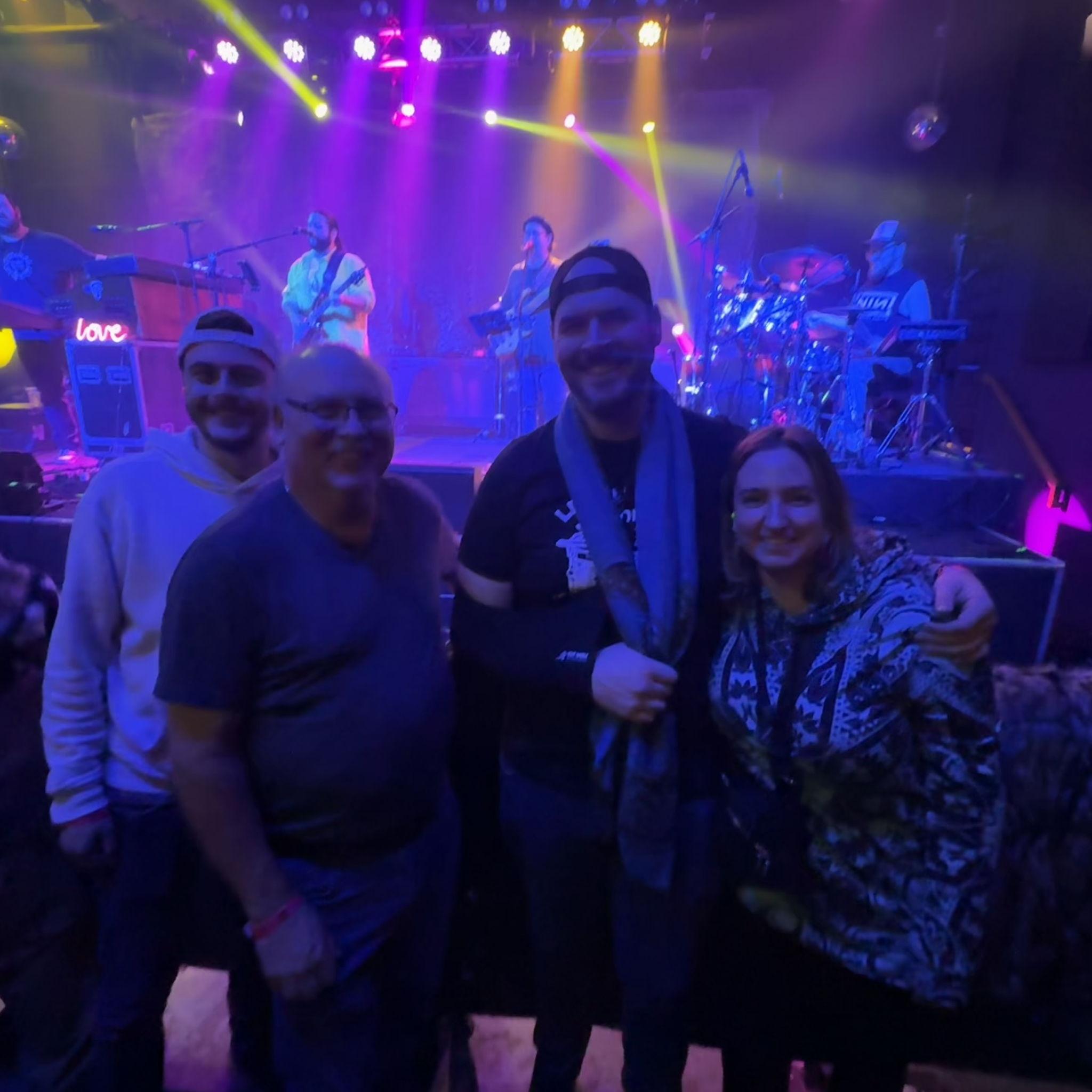 Family photo at Soundcheck