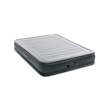 Intex Comfort Plush Mid Rise Dura-Beam Airbed with Internal Electric Pump, Bed Height 13"