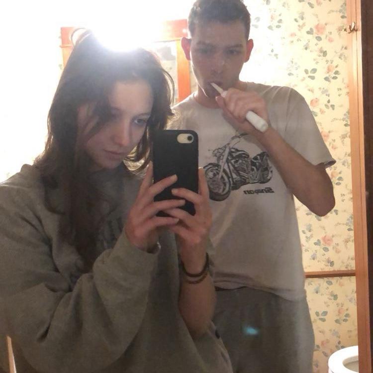 Brushing our teeth ❤️