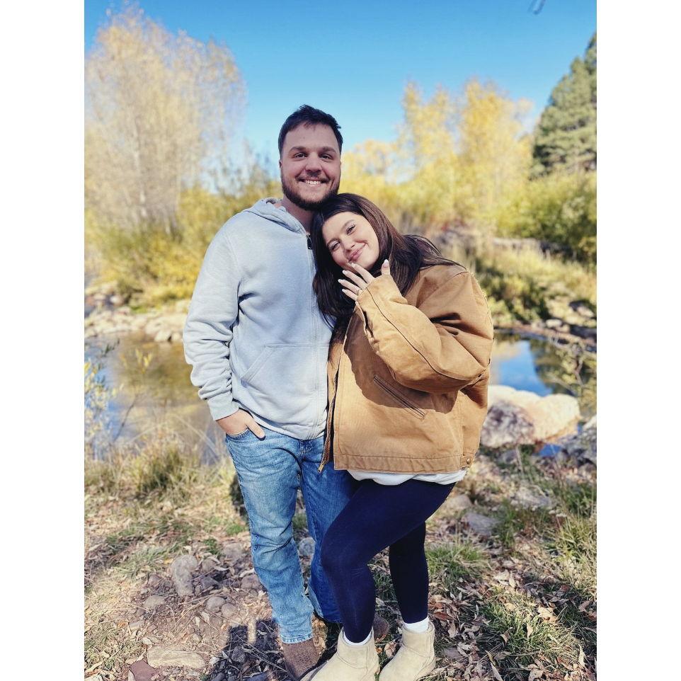 The day Spencer asked me to marry him - the most special day!
