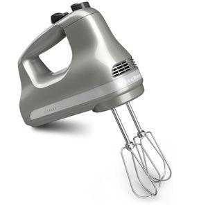 KitchenAid 5-Speed Ultra Power Hand Mixer - KHM512, Contour Silver
