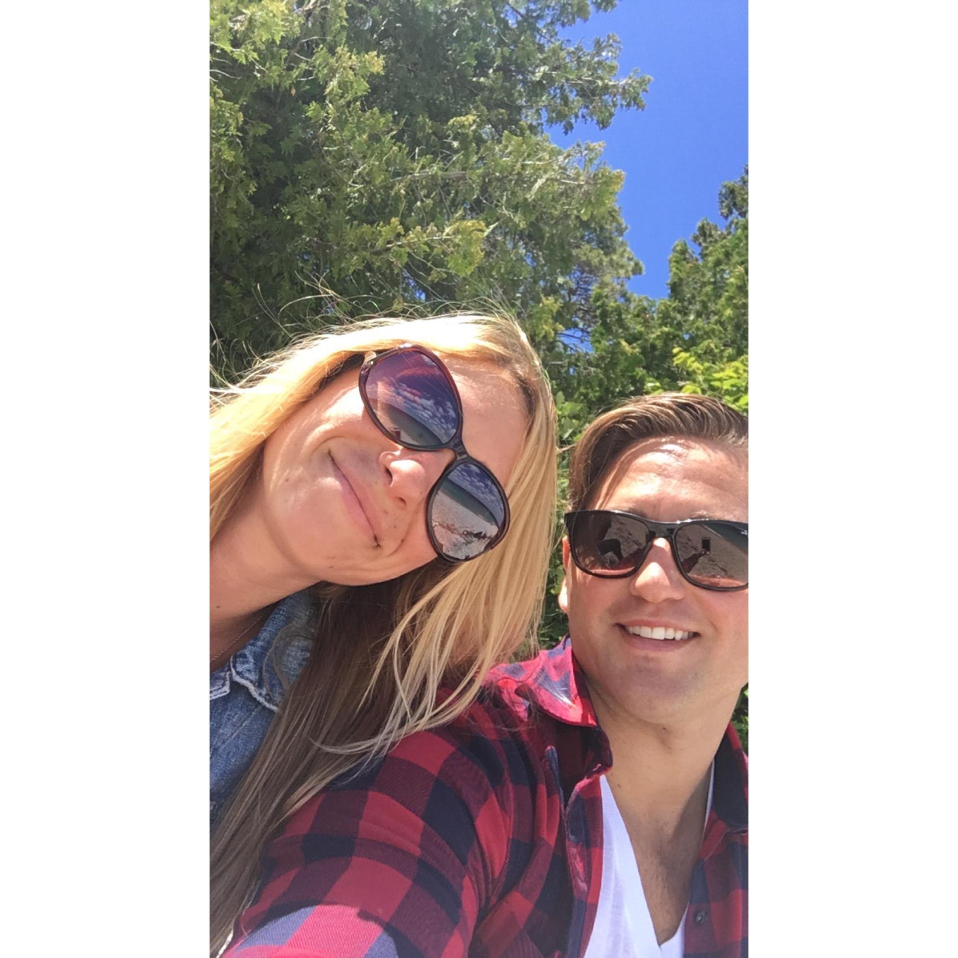 Alex's 30th birthday trip to northern Michigan. Fun bike ride around Mackinac Island.