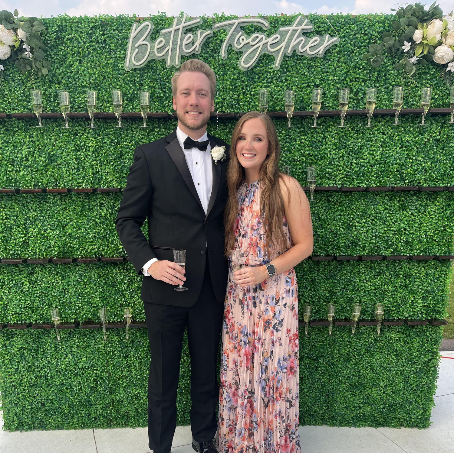 better together, and with champagne