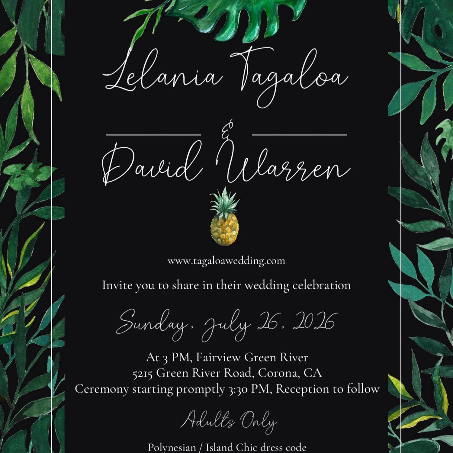Wedding invite!