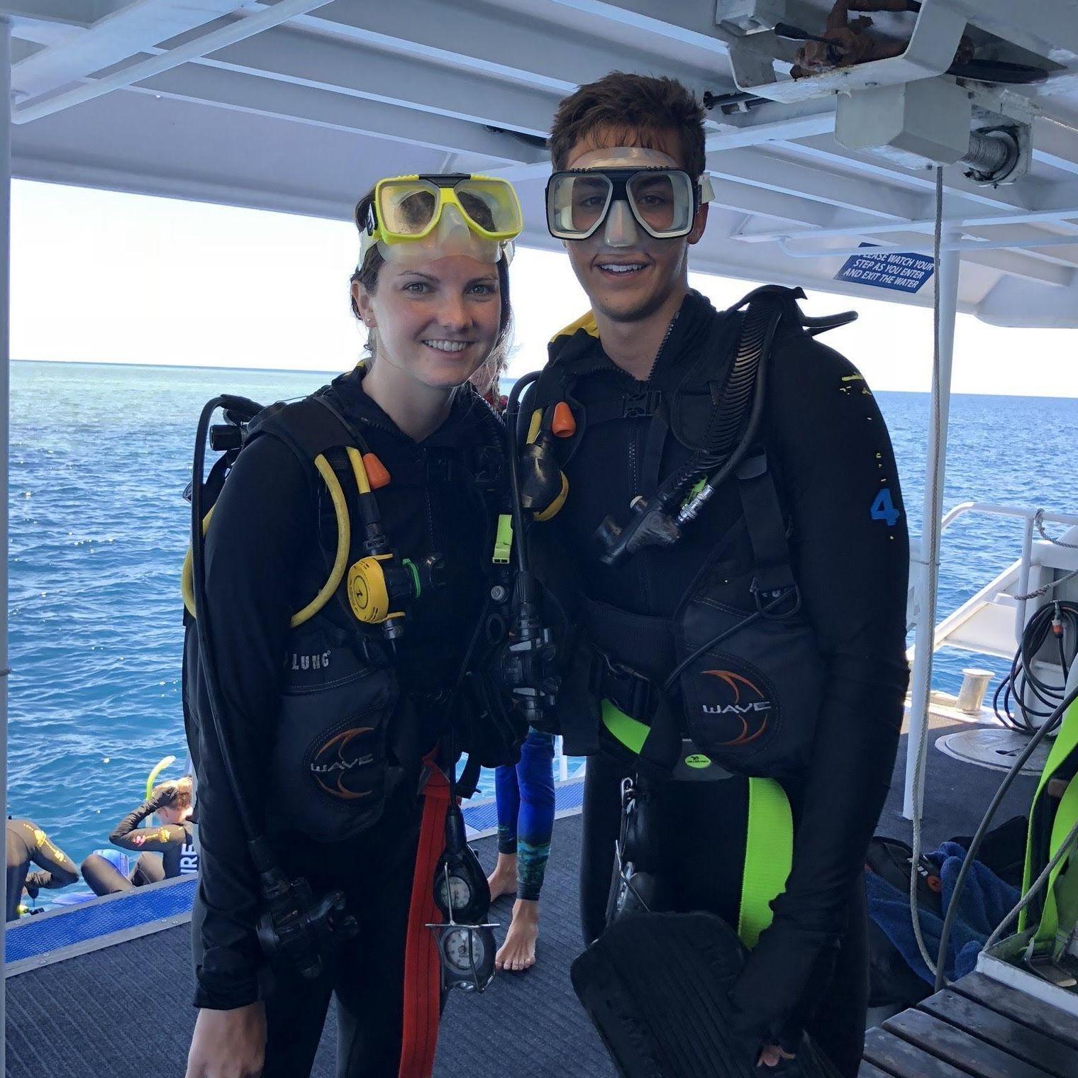 2018 scuba diving in the Great Barrier Reef