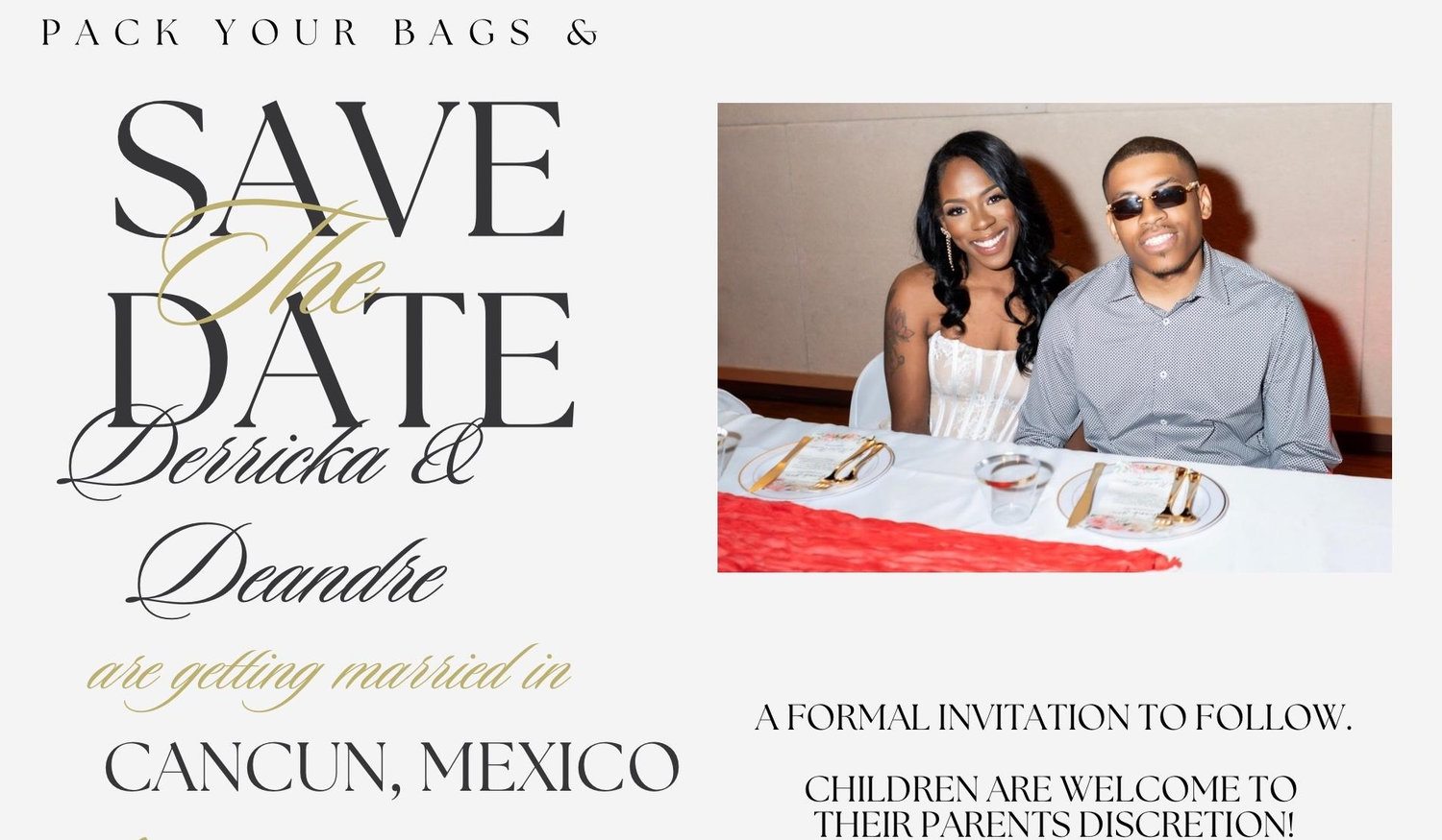 The Wedding Website of Derricka Best and Deandre Costley