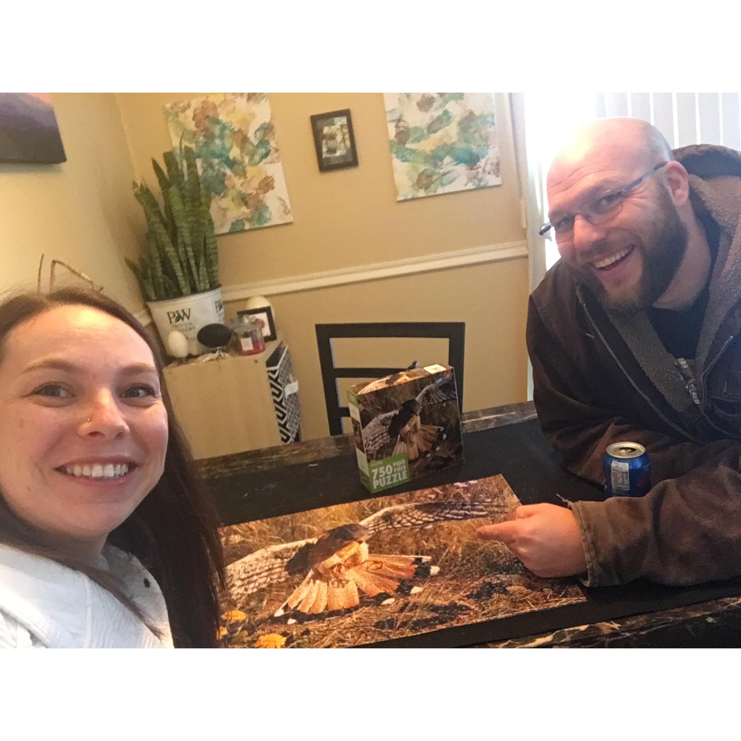 Amy and Patrick love a good puzzle ;)