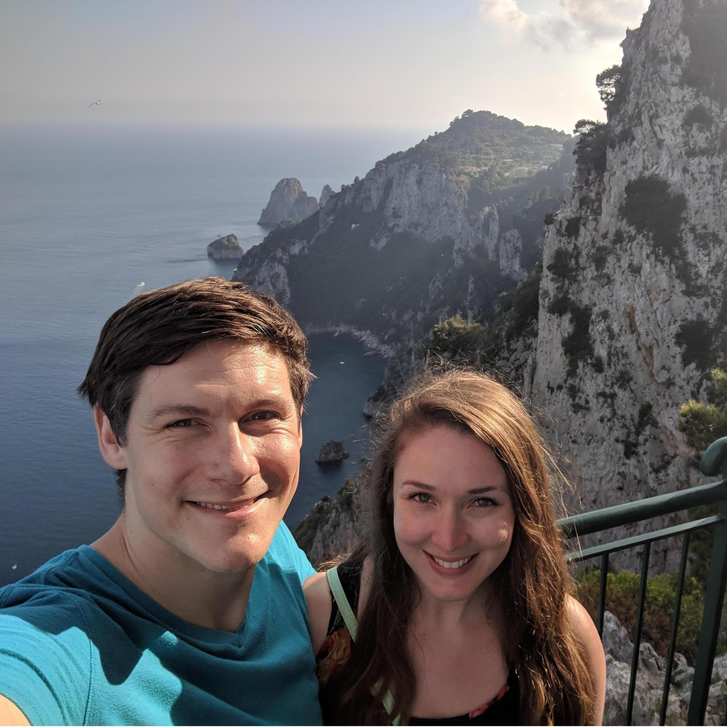 One of the more jaw-dropping views on Capri, 2018