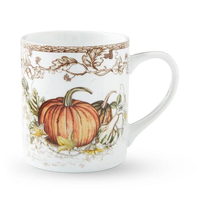 Plymouth Pumpkin Mugs, Set of 4