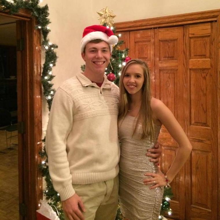 I was Zach's date for his Fiji Christmas semi-formal. This is our first picture as a dating couple!
(December 3, 2014)