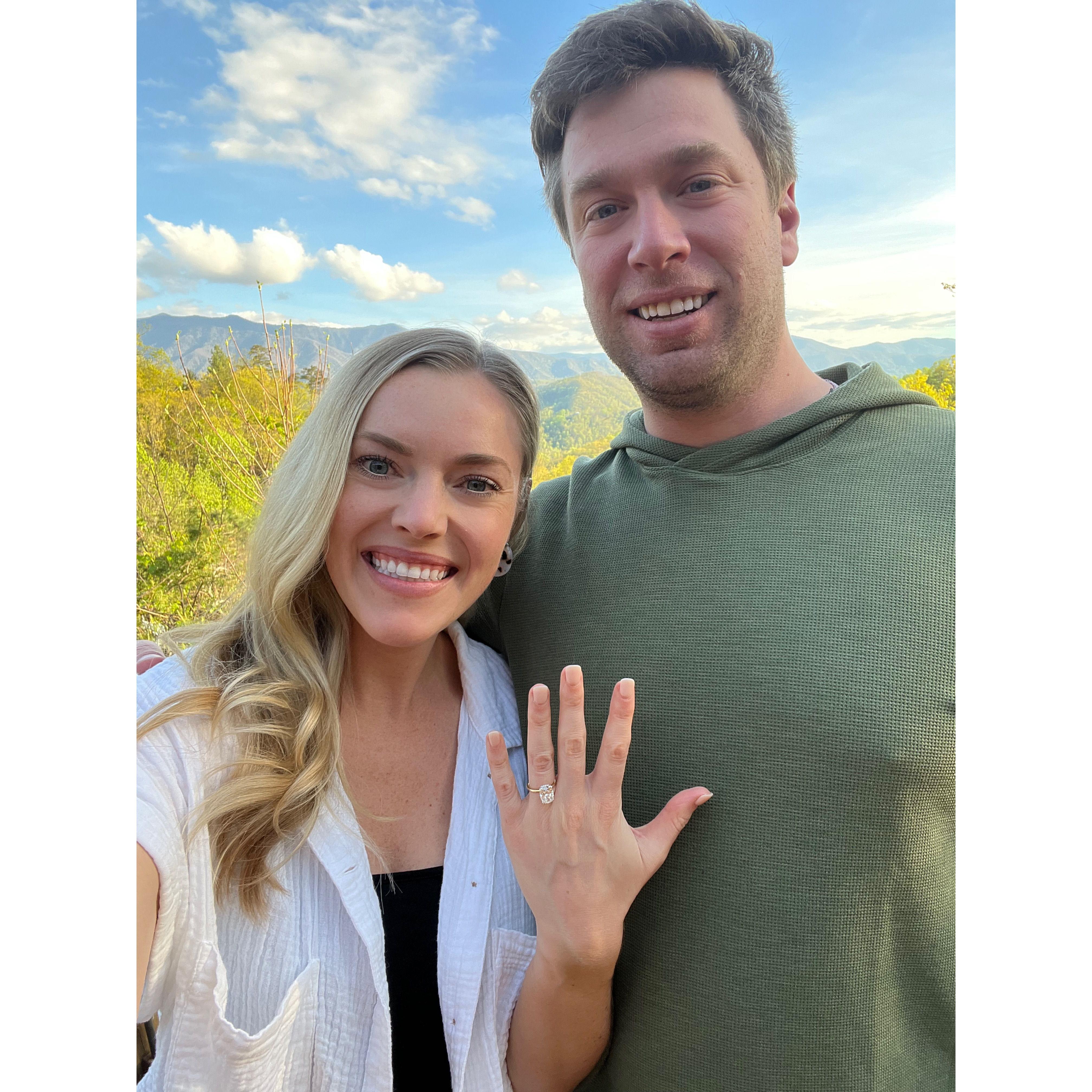 First night engaged!