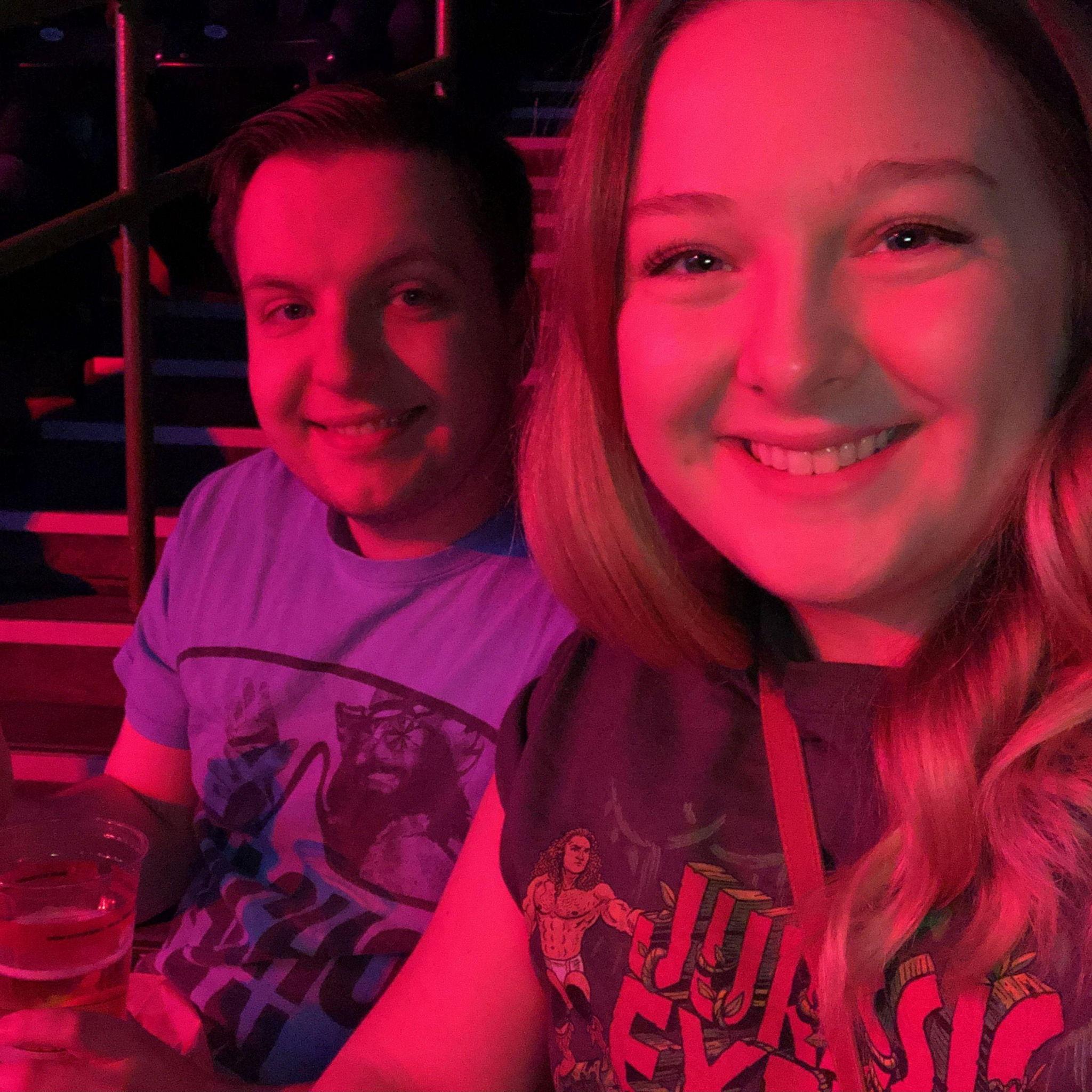 An AEW wrestling show, Corpus Christi, TX - December, 2019