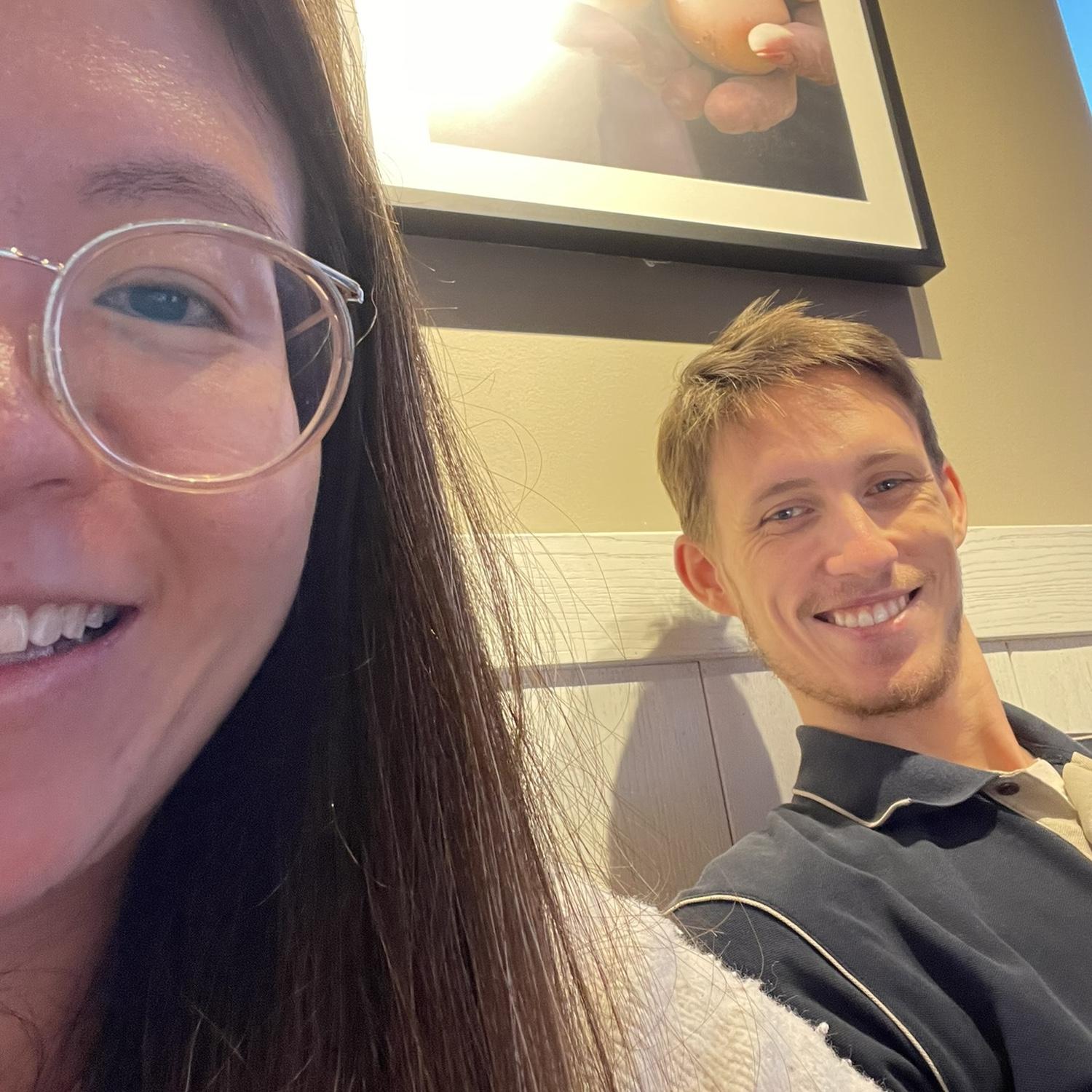 Benjamin asked her questions on study guide, bought tea for her, encouraged her to do not give up when she felt stressed, prayed unceasingly for her. Nina gives thanks to God everyday for Benjamin.