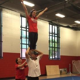 When Hal comes to Cheer practice