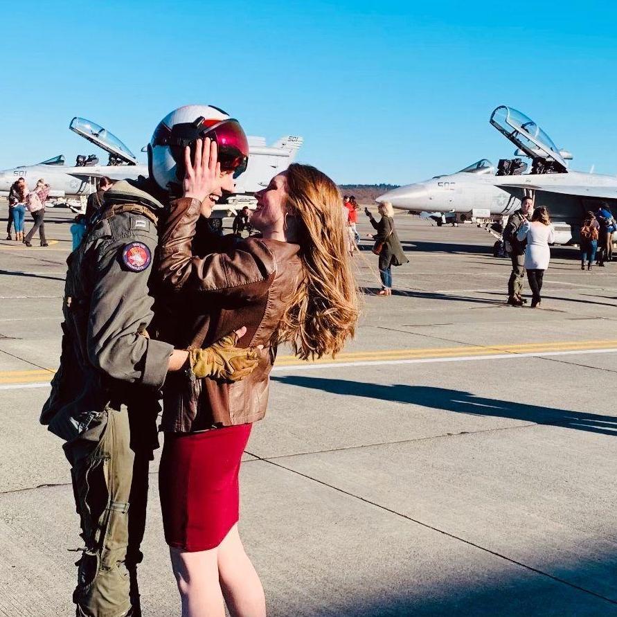 Reunited after a 9-month deployment