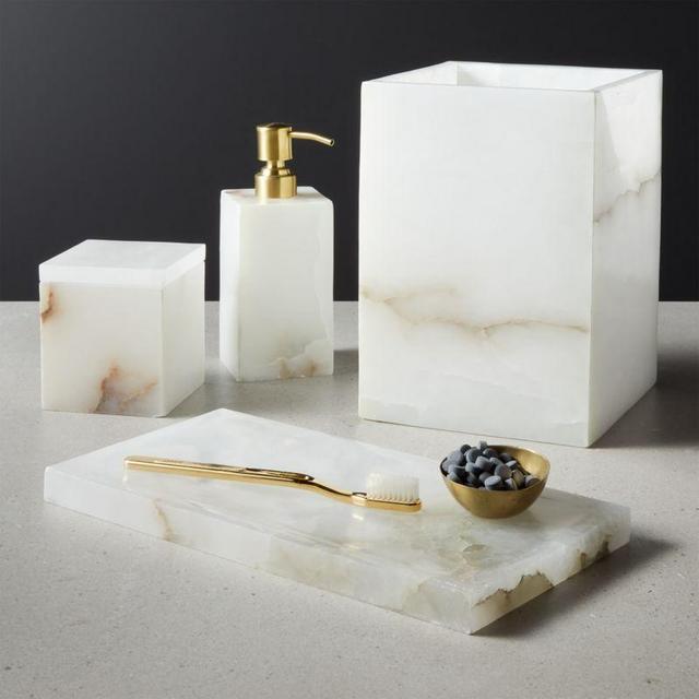 Abel Alabaster Bath Accessories