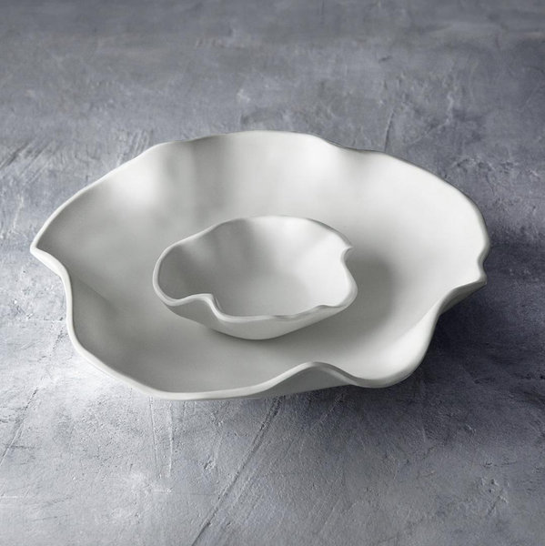 VIDA Nube Bowl with Dip (White)