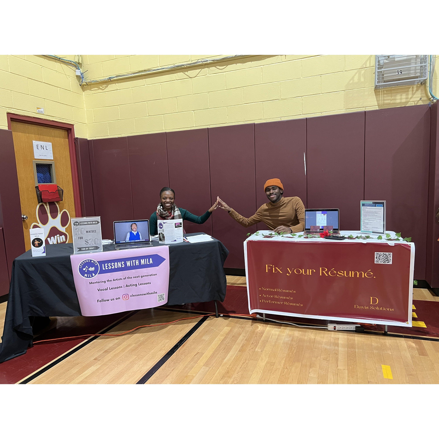 Our first small business fair together ๐จ๐ฟโ๐ป๐ถ