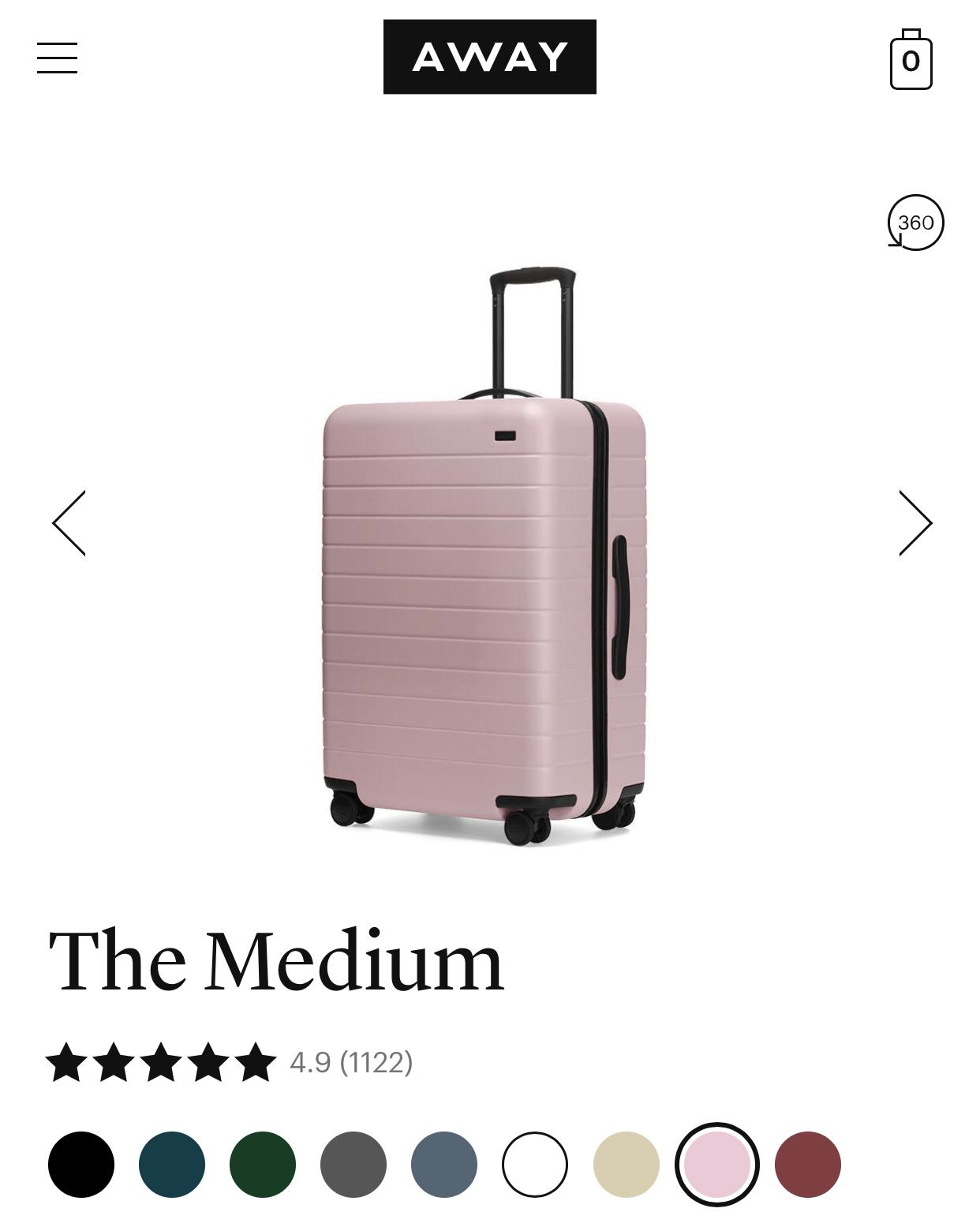 Medium AWAY suitcase for Jennifer
