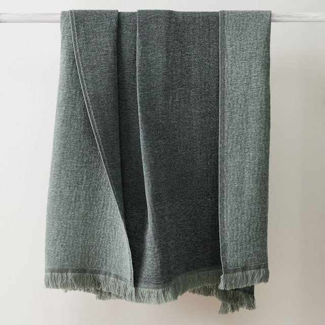 Reversible Chenille Throw, 50x60, Aegean