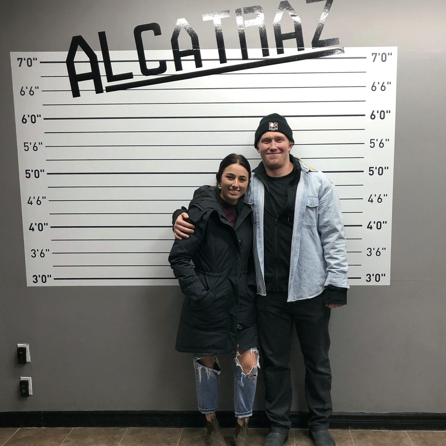 One of our very first dates, an escape room in Hamilton while we were still in Undergrad! 2018